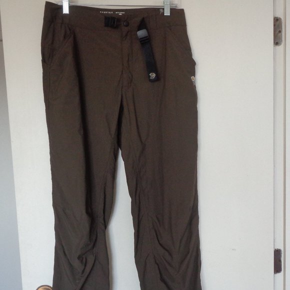 Mountain Hardwear Pants Mountain Hardwear Mens Olive Green Hiking